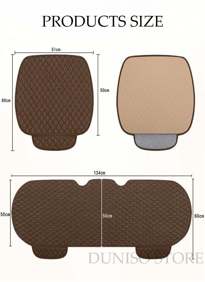 DUNISO - Auto Breathable Universal Four Seasons Front Car Seat Covers Luxury Include Front Car Seat Protector Compatible with 95% Vehicle Fit for Cars Truck SUV or Vans - Image 1