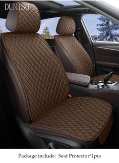 DUNISO Auto Breathable Universal Four Seasons Front Car Seat Covers Luxury Include Front Car Seat Protector Compatible with 95% Vehicle Fit for Cars Truck SUV or Vans  - Image 2