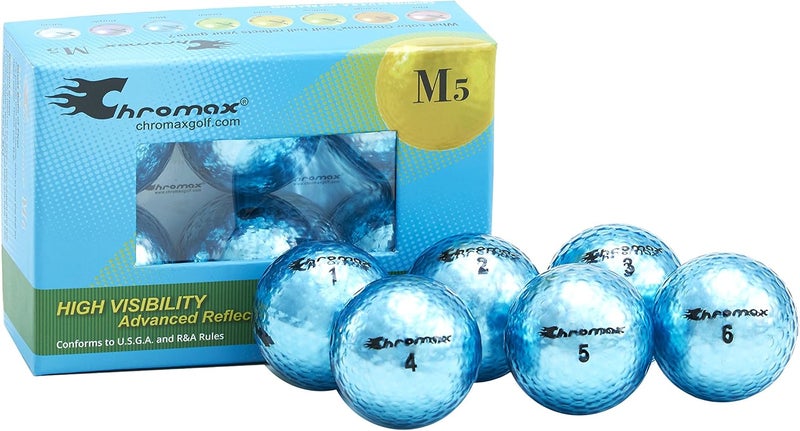 Chromax كرات جولف ملونة معدنية M5 (عبوة من 6) - Image 5
