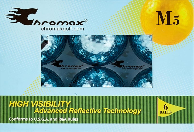 Chromax كرات جولف ملونة معدنية M5 (عبوة من 6) - Image 2