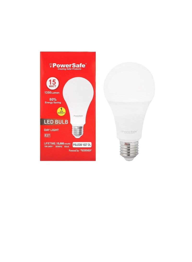 Powersafe Energy Saving 15W LED Bulb 1350 Lumen Day Light E27 Holder with Surge Protection - Image 3
