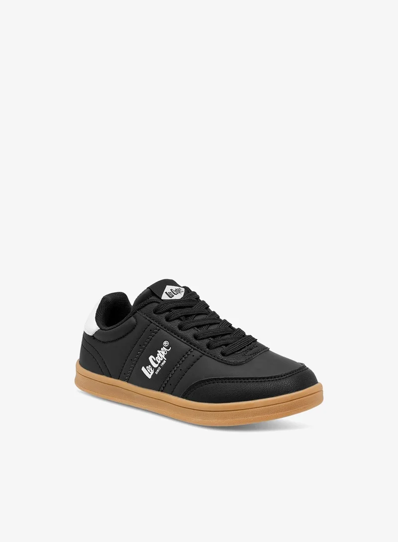 Lee Cooper Boys' Logo Print Lace-Up Sneakers