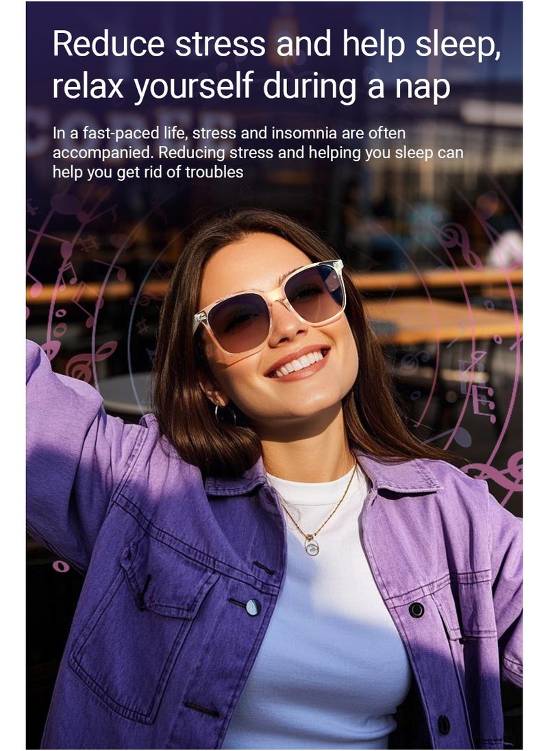 Ai Translation Bluetooth Glasses Multi-Language Real-Time Translation Glasses Listen To Music And Make Calls Smart Uv-Proof Sunglasses