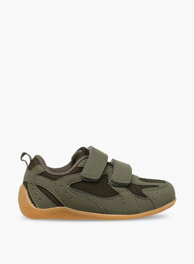 LBL By Shoexpress KHAKI Boys Hook & Loop School Sneakers for Men | Best Price UAE