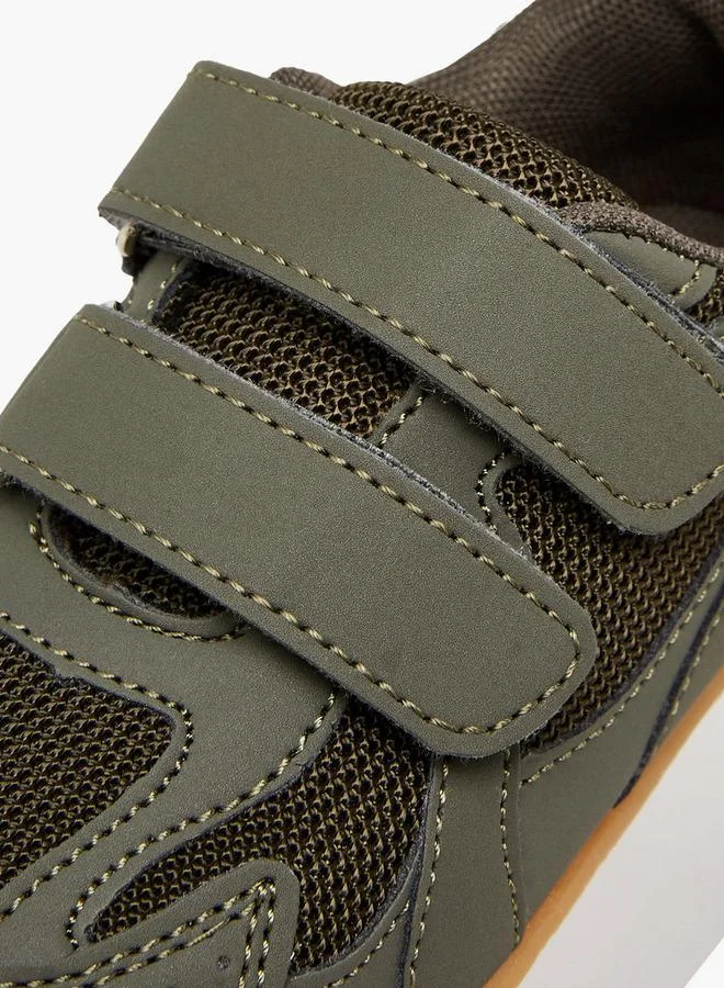 LBL By Shoexpress KHAKI Boys Hook & Loop School Sneakers for Men | Best Price UAE