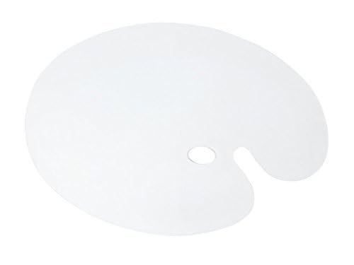 QALAM KAARI 12 x7 inch Size Clear Transparent Acrylic Kidney Shaped Drawing Palette - Image 5