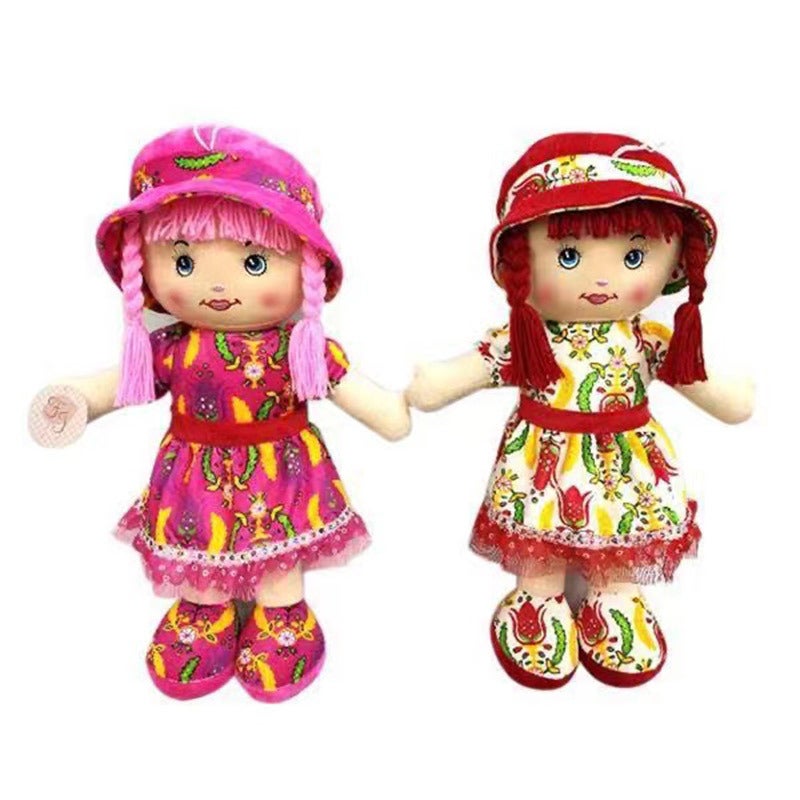 AIPINQI 14-Inch Plush Doll Toy for Girls - Soft Fabric Baby Doll Stuffed Animal - Image 4