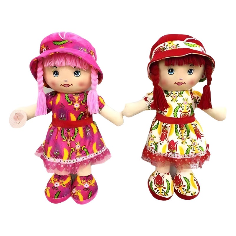 AIPINQI 14-Inch Plush Doll Toy for Girls - Soft Fabric Baby Doll Stuffed Animal - Image 5