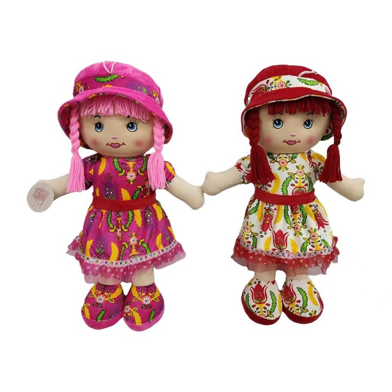 AIPINQI 14-Inch Plush Doll Toy for Girls - Soft Fabric Baby Doll Stuffed Animal - Image 2