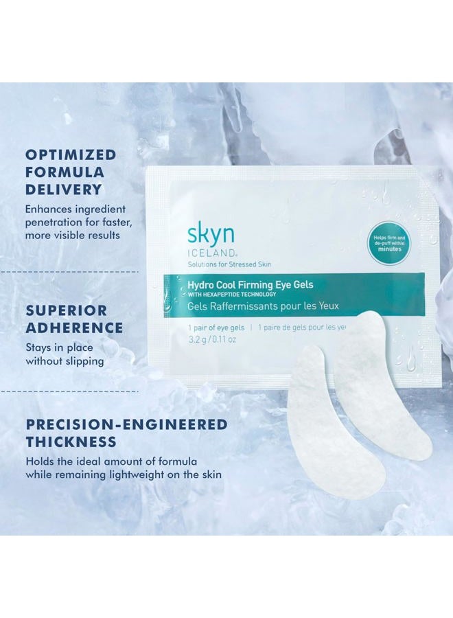 skyn ICELAND لصقات تحت العين من سكاي آيسلند هيدرو كول لشد البشرة. قناع جل للعين لشد وتقليل التجاعيد، الخطوط الدقيقة، الهالات السوداء، العيون المنتفخة والحقائب، 4 أزواج - Image 4
