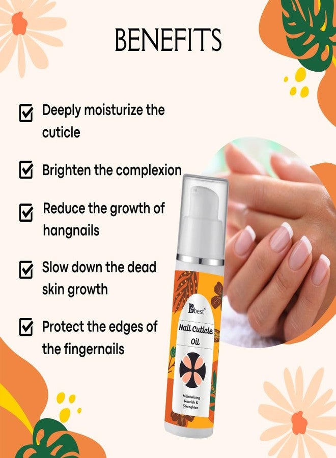 BBest Nail Cuticle Oil 30 ml | Nourishing Oil for Cuticle Care, Nail Growth & Strength | Restores Shine & Hydration | Non-Greasy Formula - Image 2