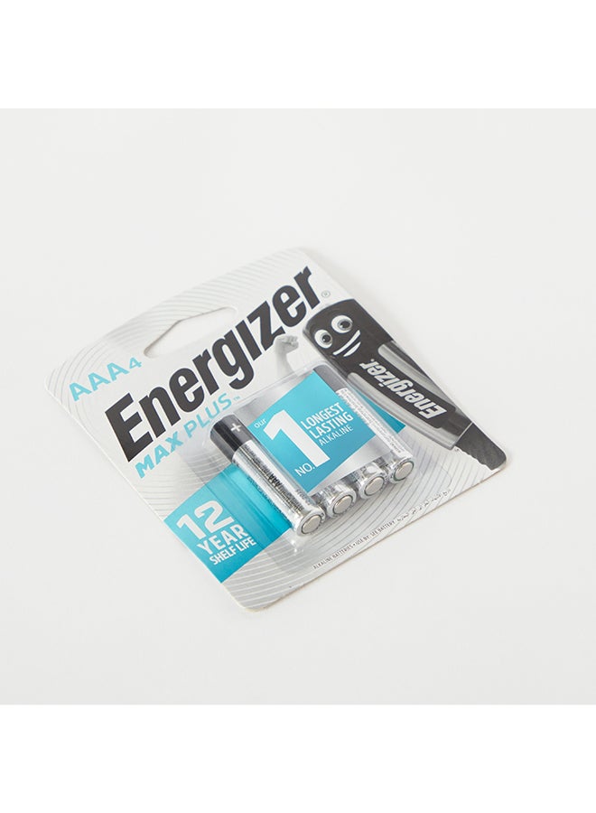 Energizer 4-Piece Max Plus AAA Alkaline Battery Set 2 x 5 x 1 cm - Image 3