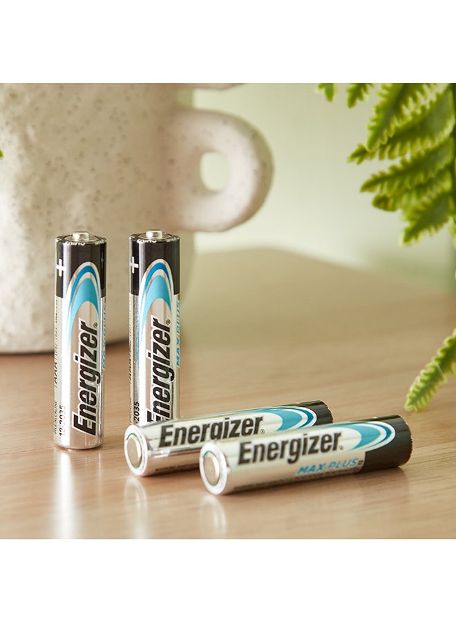 Energizer 4-Piece Max Plus AAA Alkaline Battery Set 2 x 5 x 1 cm - Image 2