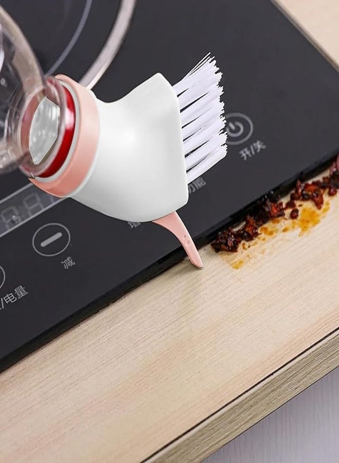 Bitrexup 2pcs Multi-use Crevice Cleaning Brush, Gaps Cleaning Brush Can Be Connected to Mineral Water Bottles, Multifunctional Bathroom Cleaning Brush for Small Space, Window Seam Corner Cleaning - Image 4