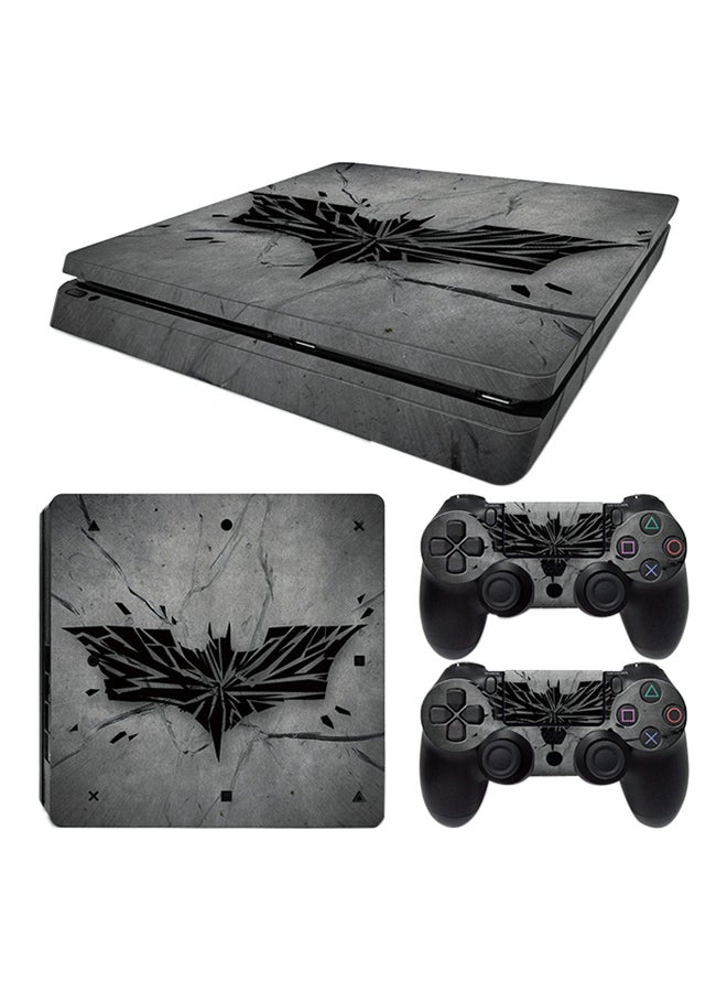 Batman Print Skin For PlayStation 4 Slim Console And Controller - Image 1