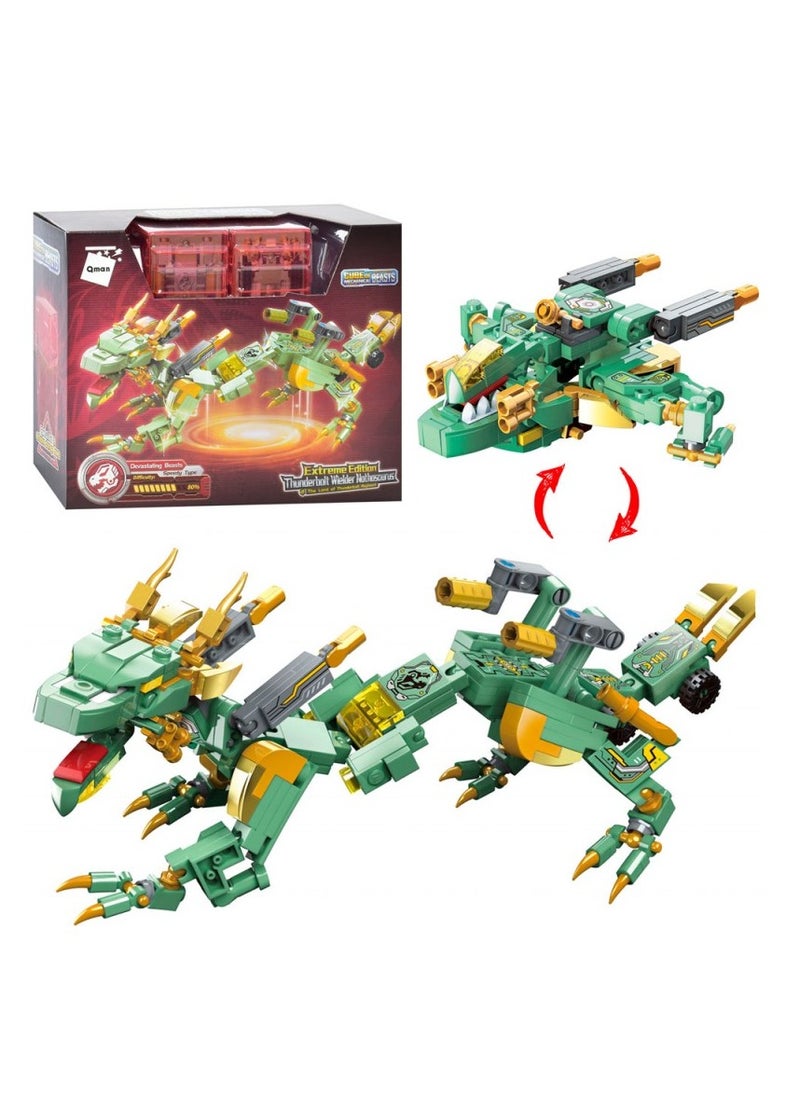 Qman - Qman Thunderbolt Wielder Nothosaurus (251 PCS) - Unique Nothosaurus Building Set for Kids - Image 1