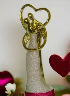 Gold & Glitter Couple: Height 31cm