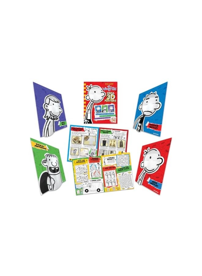 Diary Of A Wimpy Kid Pop Heads 3D Crafts - Image 1