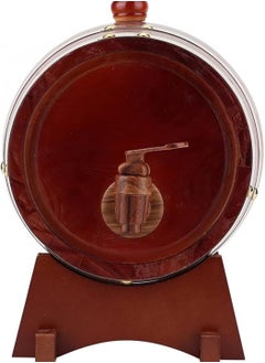 Home Care Pine Wood Barrel ,Decanter, Whiskey Decanter, Wine Decanter, Oak Barrel, Custom Oak Whisky or Wine Barrel, Premium Charred (1.5 liter)  - Image 5