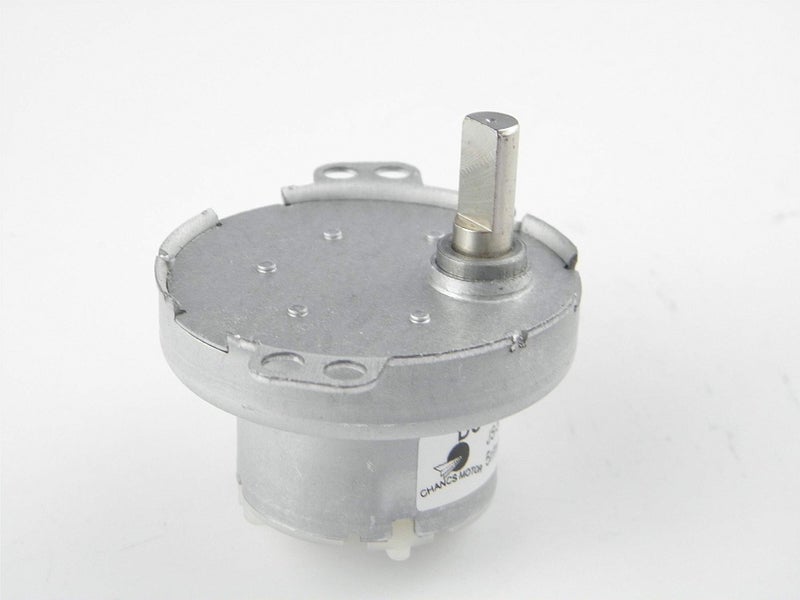 CHANCS محرك كهربائي CHANCS D-Shaft JS-50 12V DC 20RPM CW/CCW بطيء السرعة - Image 3