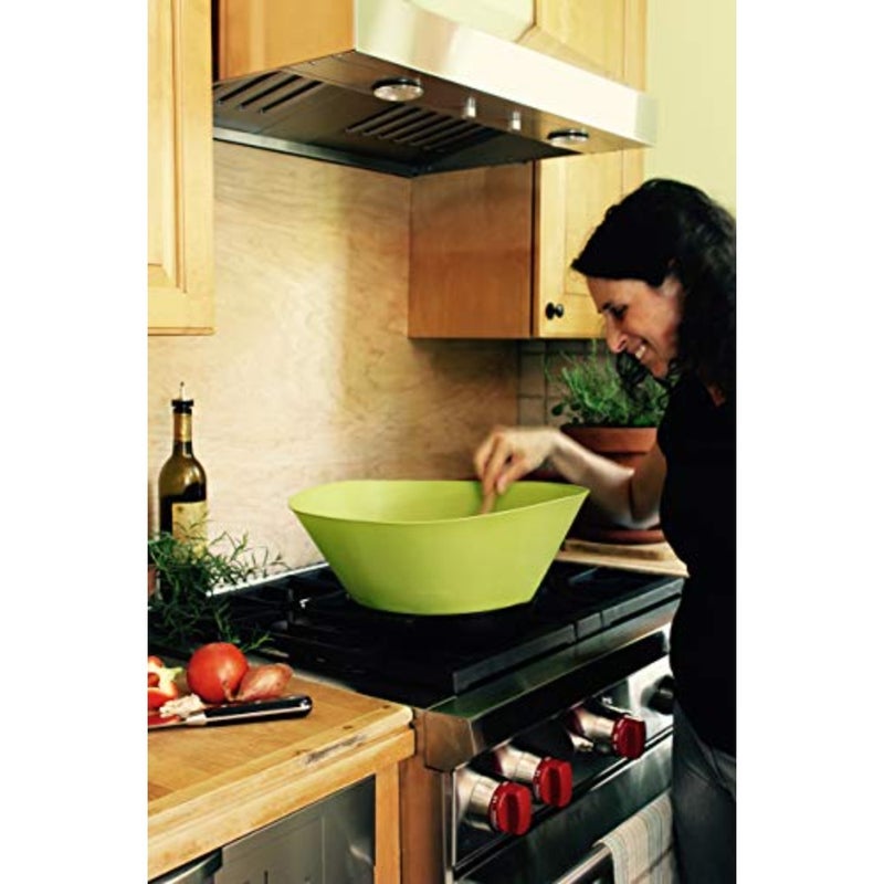 Kitchen grease splatter guard for cooking, silicone, red, heat-resistant and reusable - Image 4
