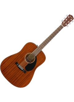 Fender Acoustic Guitar CD60S with 2Year Warranty Dreadnought Classic Design with Rounded Walnut Fingerboard Glossed Finish AllMahogany Construction