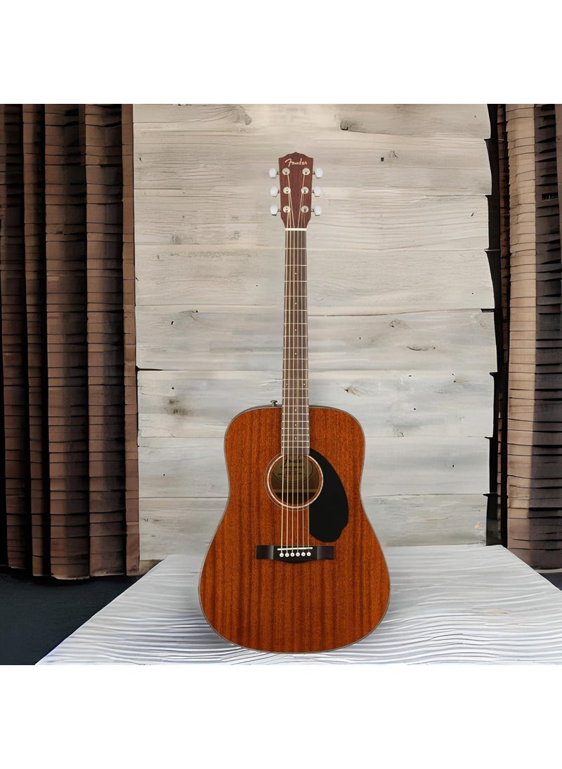 FENDER - Fender Acoustic Guitar CD60S with 2Year Warranty Dreadnought Classic Design with Rounded Walnut Fingerboard Glossed Finish AllMahogany Construction - Image 1