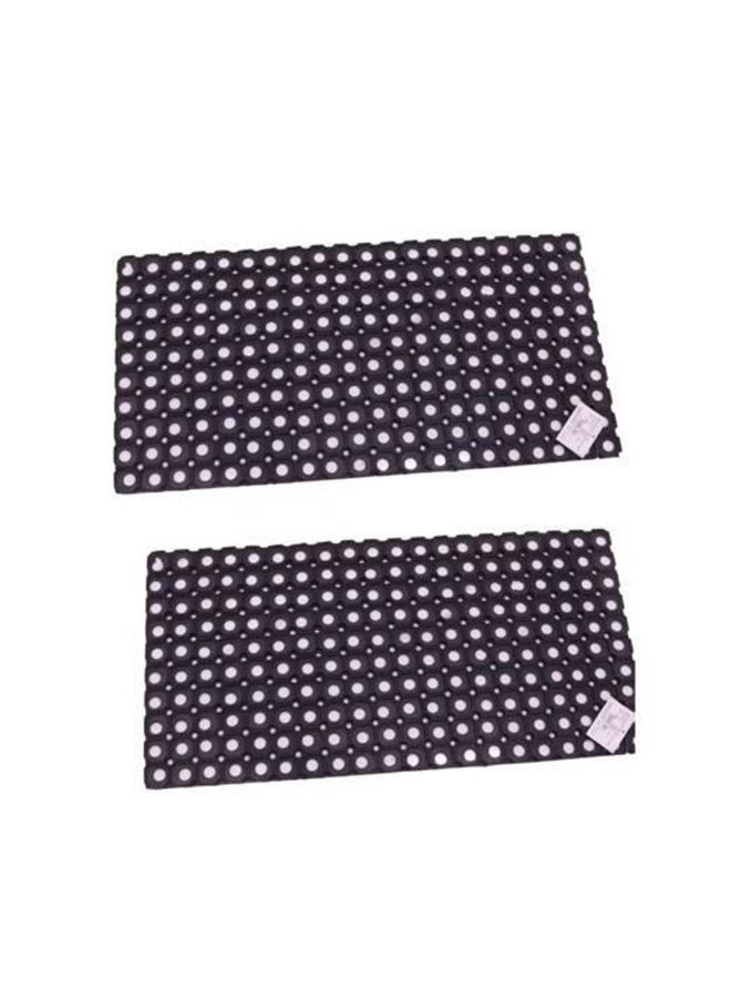 Anti-slip door mat set consisting of 2 pieces, anti-slip bathroom mat, size for the entrance, bathroom, and front of the office rooms,75*45cm - Image 4