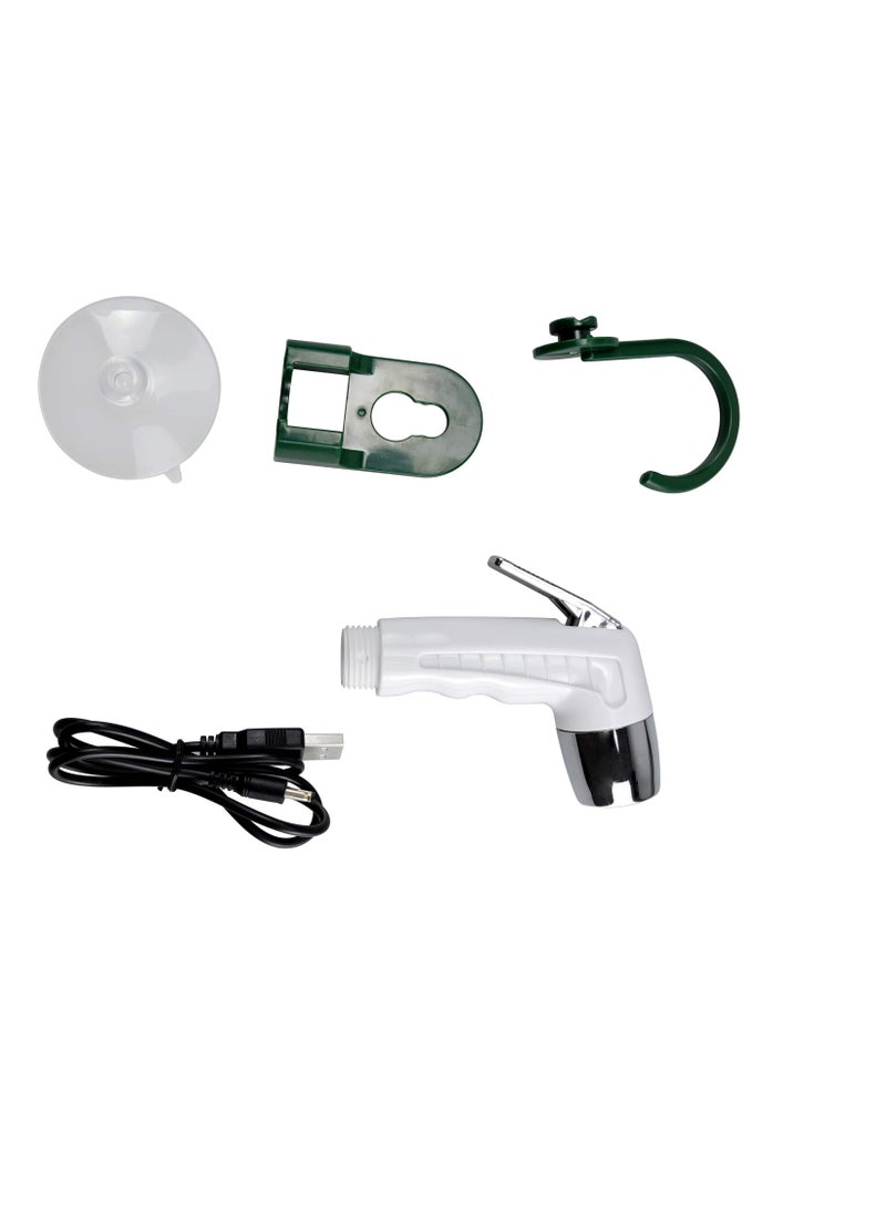 GREEN LION - Portable & Rechargeable Outdoor Smart Shower / 30Mins Working Time / Battery / USB-C Charging / 1.0L/min Water Flow - Green - Image 1