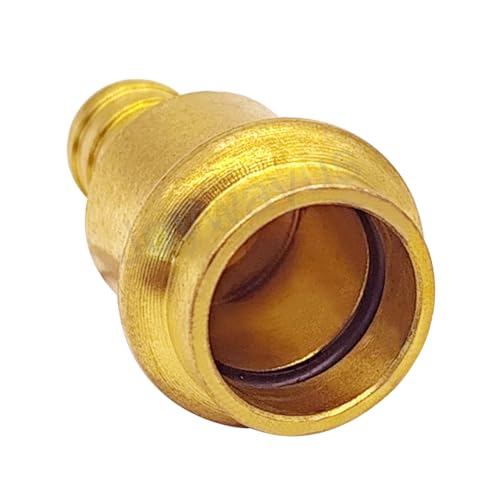 Joywayus Brass 12 Press x 12 PEX Crimp Fittings Adapter for Cooper to Pex B Pipe Pack of 8 - Image 3