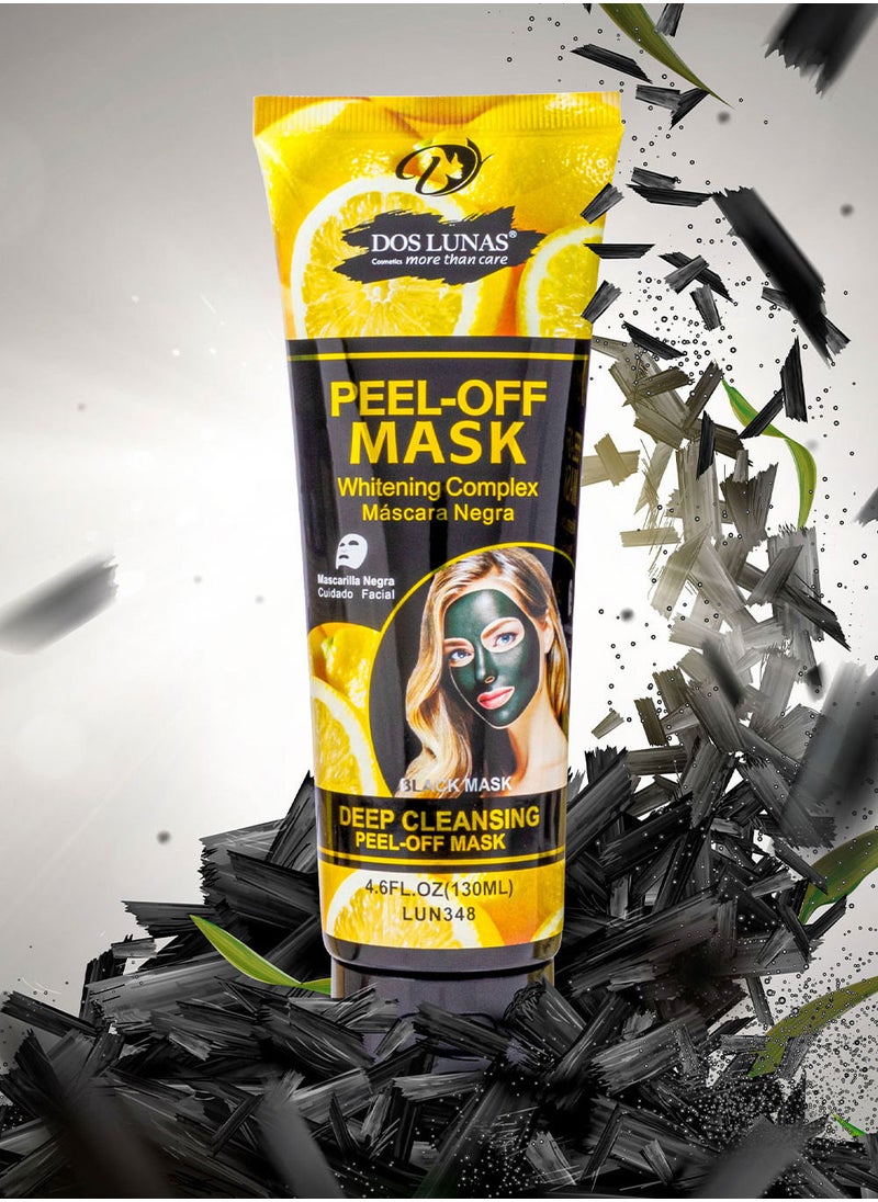 DOS LUNAS Black face peeling mask  - Image 3