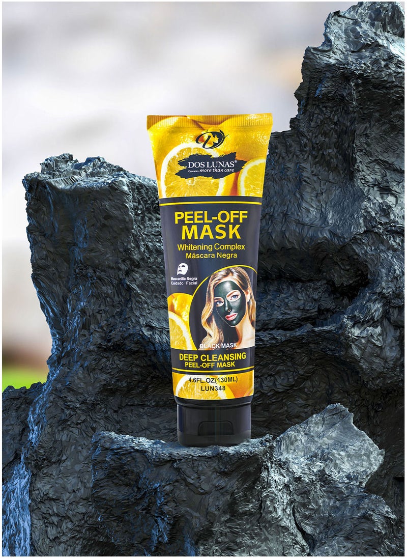 DOS LUNAS Black face peeling mask  - Image 2