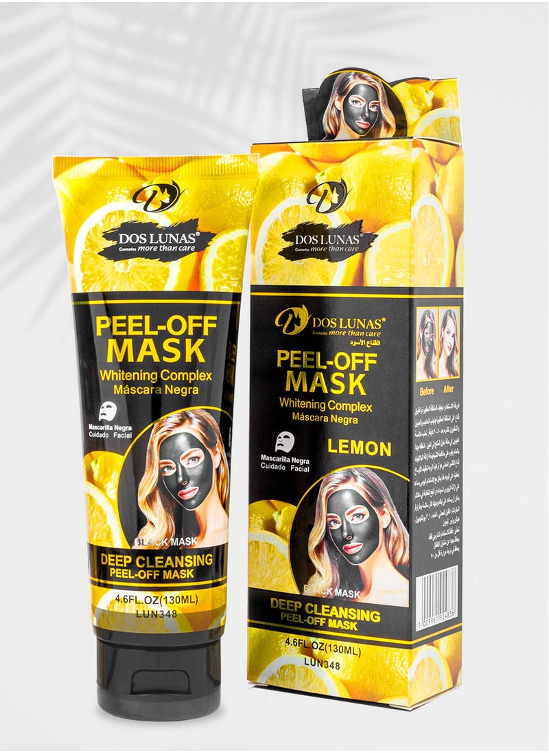 DOS LUNAS Black face peeling mask  - Image 1