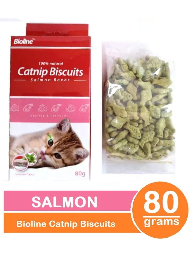 Bioline بسكويت عشبة النعناع بنكهة السلمون الطبيعية 2 × 80 جرام - Image 4