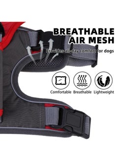 PUPTECK PUPTECK Escape Proof Dog Harness and Leash Set Upgraded No Pull Reflective Dog Vest with Lift Handle, Easy Control Pet Harness for Medium Large Dogs Training Walking Running  - Image 5