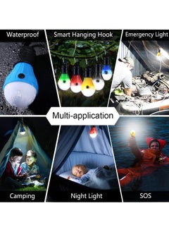 Generic Camping Lights 5 Pack, Portable Camping Light 4 Lighting Modes, Battery Operated Hanging Tent Light, LED Camping Tent Lantern, Camping Equipment For Camping Hiking Backpacking Fishing Outage(5 pcs)  - Image 5