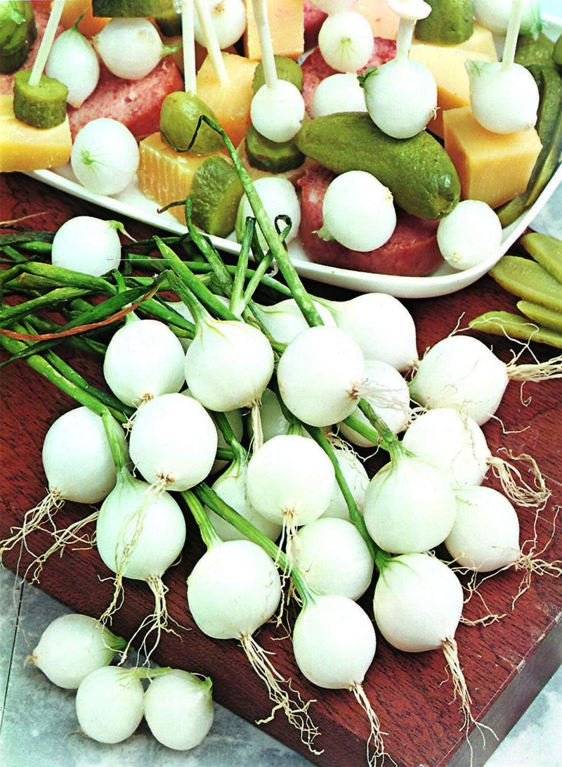 جي جوت بصل باريس سيلفرسكين، حوالي 200 بذرة، بصل سلطة، بذور خضروات - Image 1