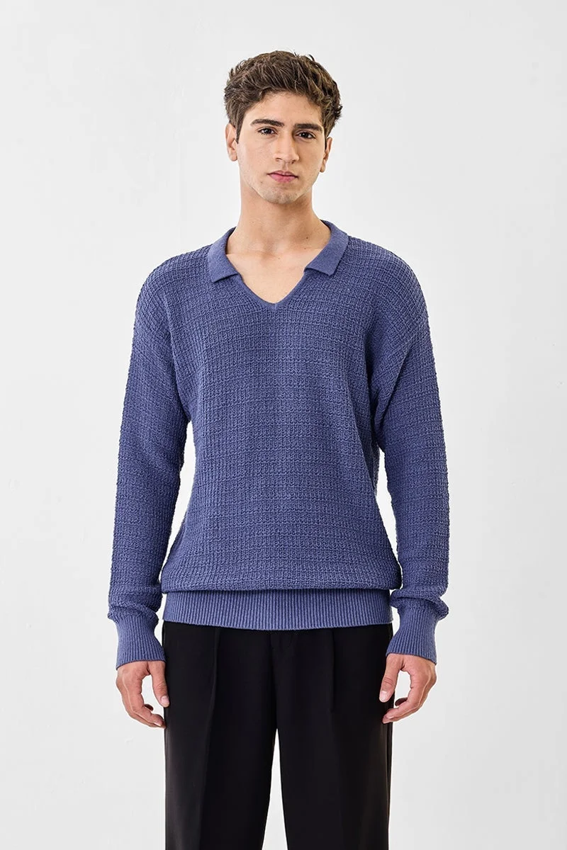 سنيتش تيشيرت كور لاب محبوك مسطح بنقوش