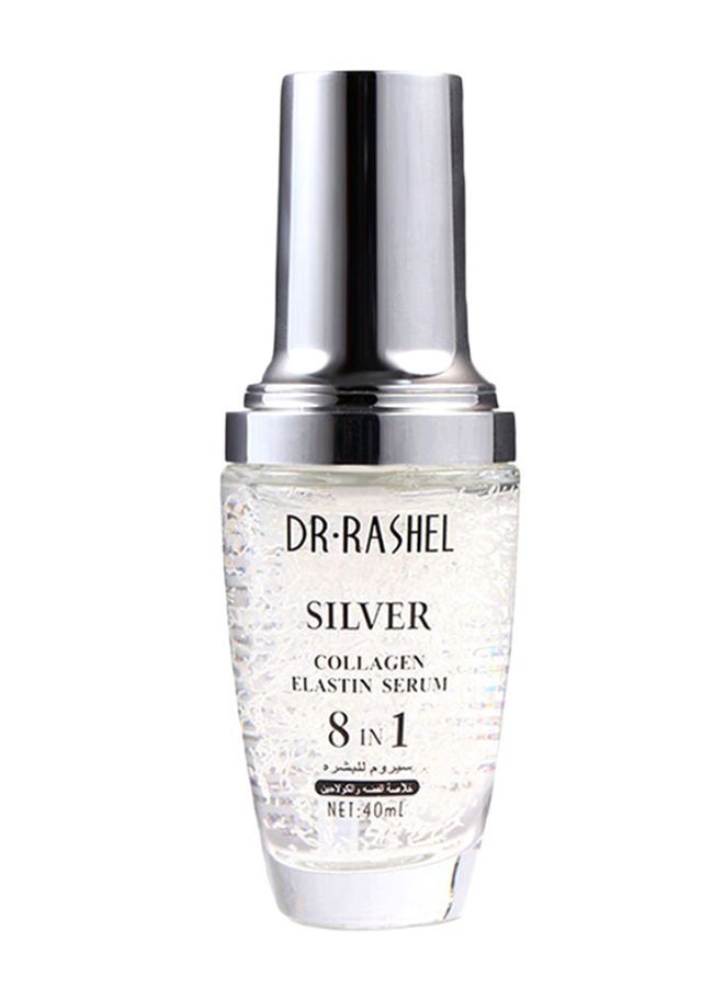 8-In-1 Silver Collagen Elastin Face Serum Silver 40ml