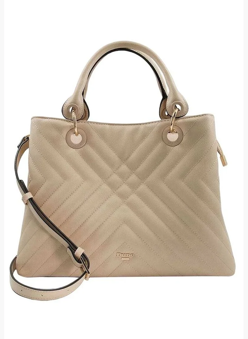 ديون لندن Dellenia Large Stitch Detail Shopp Tote Bag