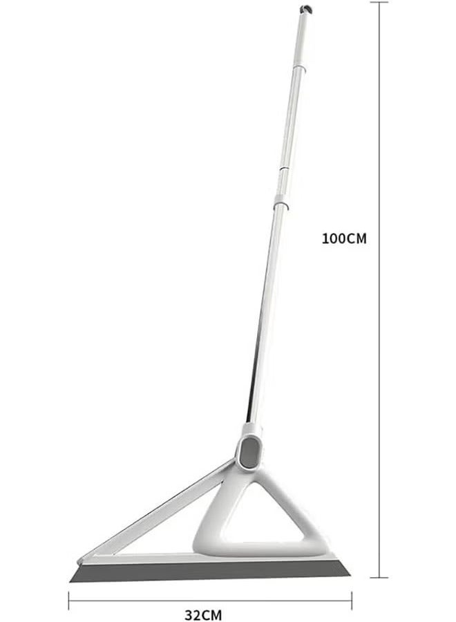 Rubber Floor Squeegee, Multifunction Silicone Floor Wiper for Squeegee Water Remove Dust and Cleaning Pet Hair, Silicone Magic Broom - Image 2