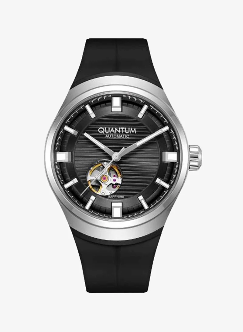 كوانتوم Men's Silicone Analog Watch QMG1203.351 - 43 mm