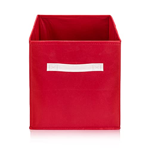 Luv Color Rainbow Bins Organization Set of Six 10.5 X 10.5 Cube Storage Bins for Bedroom, Classroom, Playroom or Cube Organizer - Image 2
