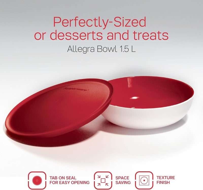 Tupperware Serving Allegra Bowl 35L 1pc 740ml - Image 2