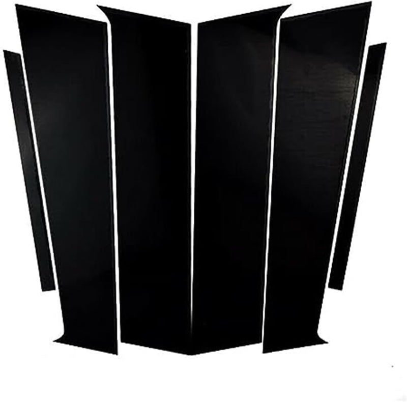 Wivplex 6PCS Polished Pillar Posts for Mitsubishi Lancer - Image 3