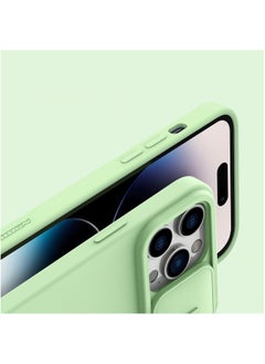 CamShield Silky Silicone Case For iphone 14 Pro Max - Mint Green - pzsku/ZF260FDC09B71F595EF35Z/45/_/1698236859/bcbcd1d2-58b4-4dd7-adf7-b11b40adf601