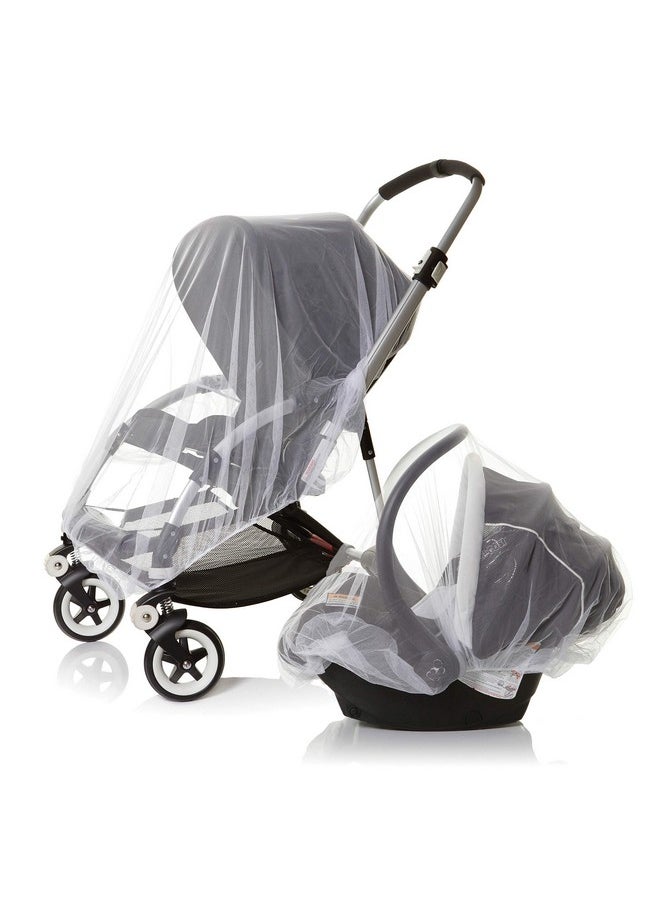 dreambaby Dreambaby Travel System Baby Mosquito Net Protection Cover - for Pram, Pushchairs, Buggy, & Carry Cot - with Fine Soft & Elastic Mesh Netting - Model L275  - Image 1