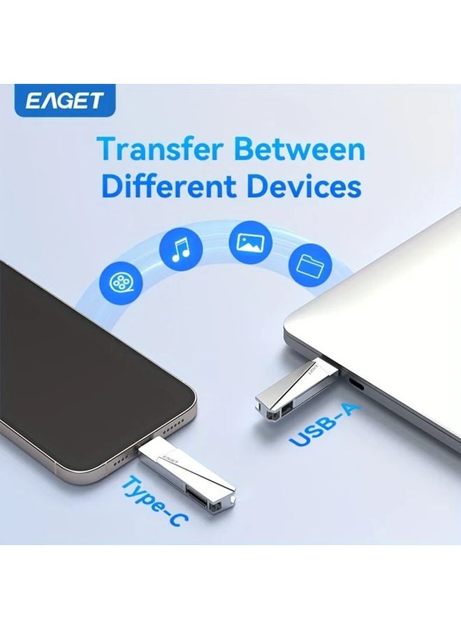 EAGET SU60 256GB USB C SSD Flash Drive Dual Interface Thumb Drive 560MB s - Image 5