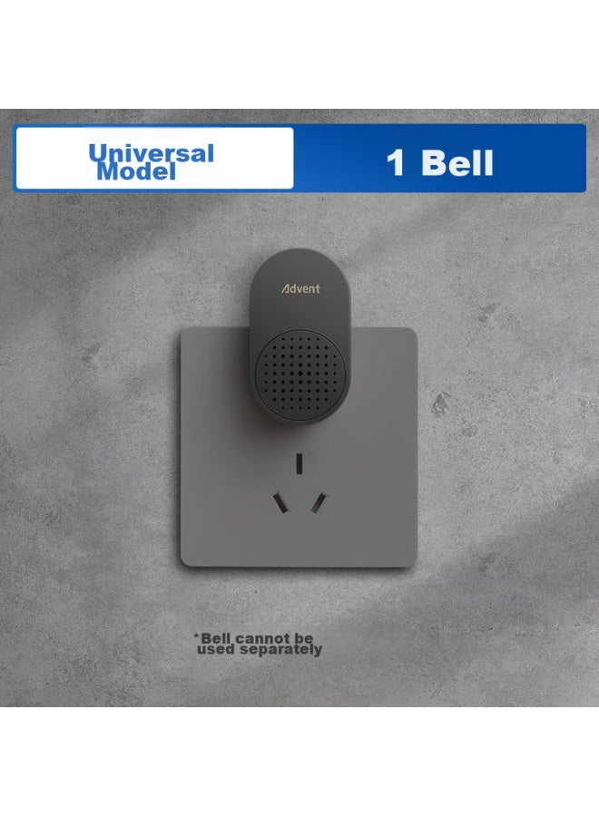 Advent Wireless Doorbell For Home Indoor Use, 313-blk Standalone Receiver