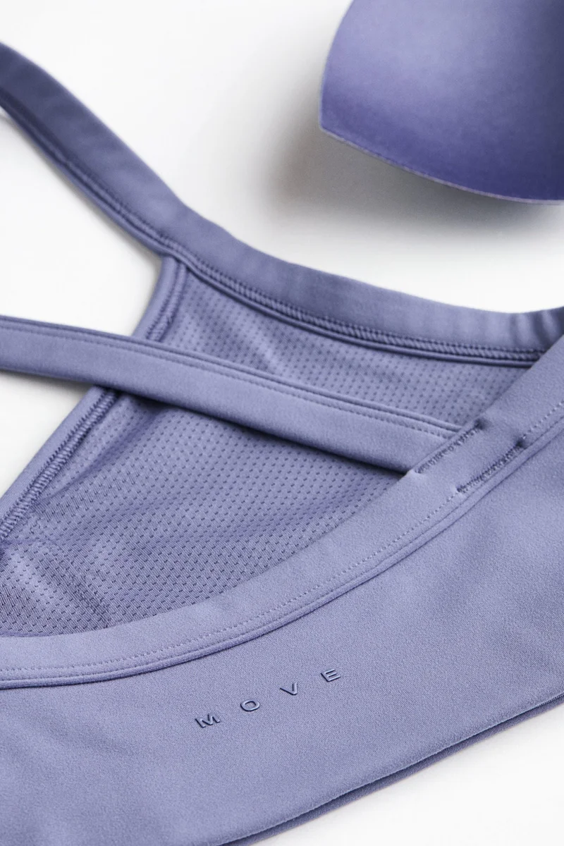 H&M  Medium Support Sports bra with SoftMove™ for Women | Best Price UAE